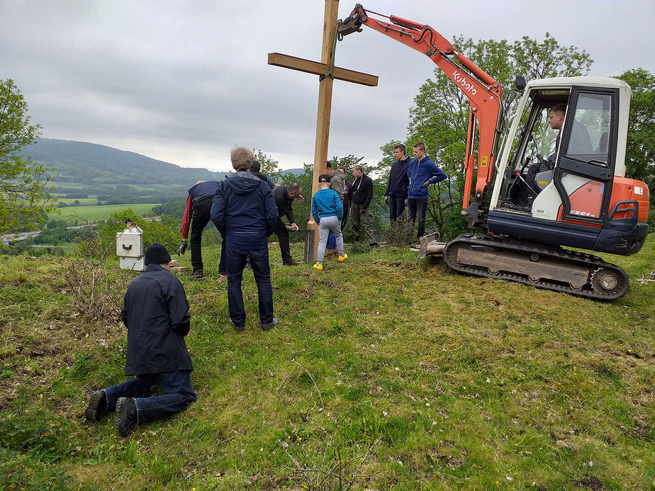 Arbeiten auf dem Hasunger Berg (Foto: Alexander von Rüden)